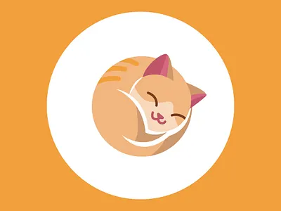 100 days of vector illustration day 70 100 days of illustration 100daychallenge 100days adobe illustrator autumn autumn collection cat design detail illustration illustration kitty sleepy vector vector illustration