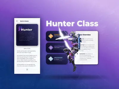 Destiny 2 Knowledge Base app application design cards destiny 2 game game design knowlage base mobile wiki