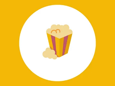 100 days of vector illustration day 72 100 days of illustration 100daychallenge 100days adobe illustrator design detail illustration illustration popcorn vector vector illustration