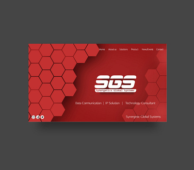 SGS Web UI design illustration photoshop ui ux web xd