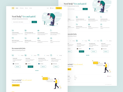 Fast Job & Help Service application design fast help job latvia riga service uiux web work