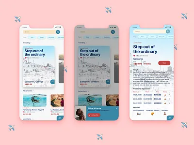Easy Travel application design mobile app design mobile design travel ui ui design ux ux design
