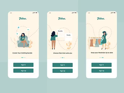 Onboarding design fashion app mobile onboarding shopping app