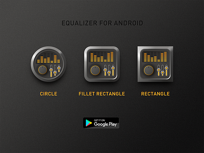 Equalizer For Android [1] andriod app branding icon illustration logo ps ui