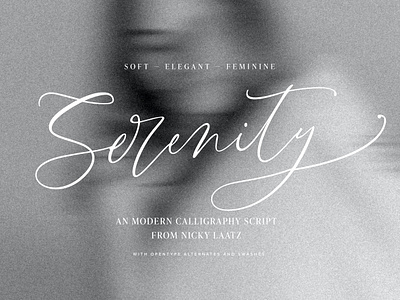 Neo Serenity Script - Calligraphy