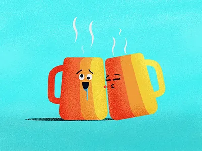 Coffee vibes 36dayoftype character coffee coffee cup coffeeshop color colorful concept creative digital illustration illustrator noise pangolin photoshop typography ui vector vibe vintage