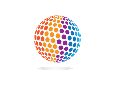 3D Circle Pixel Logo Design 3d 3d animation 3d art 3d artist branding creative design flat illustration illustrator logo minimal vector