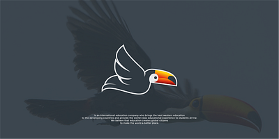 Toucan toco animal bird character chart logo logotype toucan vector
