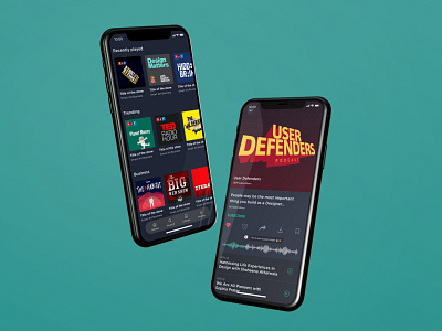 Filler Podcast Concept App concept podcast ui ux design