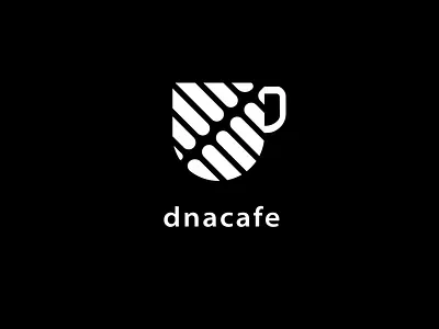 DnA Cafe logo concept branding design flat icon illustration indonesia logo vector