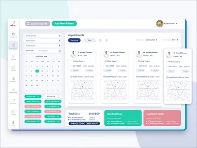 Medical Management System art direction booking cards clean daily ui dailyui dashboard dashboard design design fimga illustration ios minimal sketch system ui ui ux ux ux challenge web