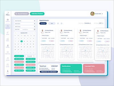 Medical Management System art direction booking cards clean daily ui dailyui dashboard dashboard design design fimga illustration ios minimal sketch system ui ui ux ux ux challenge web