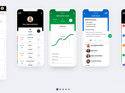 ALTR Project Screens | Web Mobile App animation app dashboard data design fitness gym interface ios mobile product ui ux web