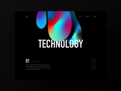 Tech-Design-Data Homepage Prototype animation clean ui data design gradient art homepage inspiration invision prototype tech ui vector web web design