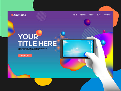 Web template design illustration template ui uidesign ux vector web website