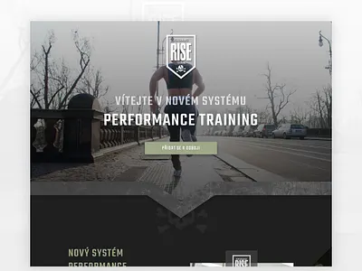 Performance Traning | Blacktag Portfolio branding czech design illustration mockup ui uiux ux web website