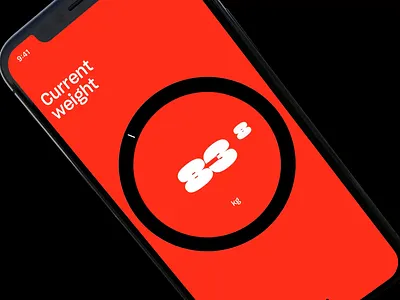 Weight Tracker ⚖️ animation app bhsad bhsadmad clean fitness iambritankastudent interface mad6 mad666 minimalist mobile variable font