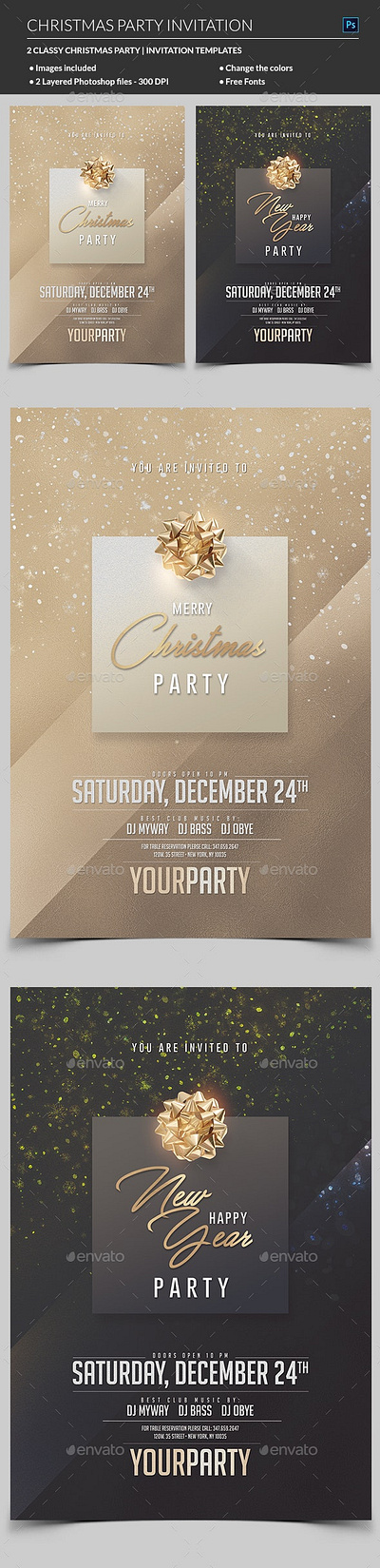 Christmas Party Invitation christmas invitation christmas invitation template christmas invitation template christmas party invitation fyer template invitation card invitation party flyer new year invitation promotional party