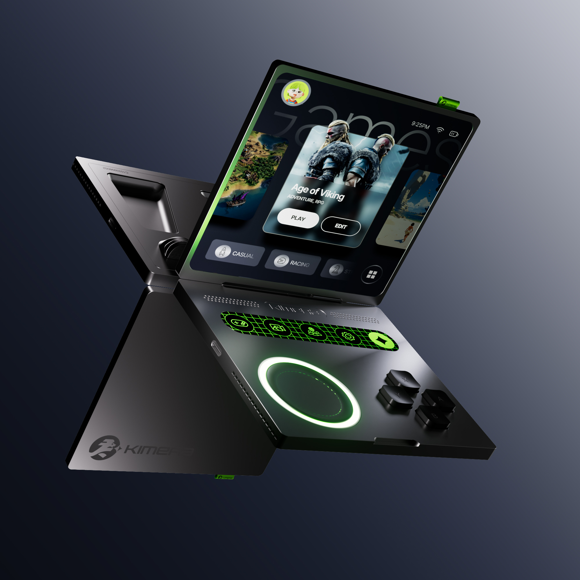 Kimera: Product Shot Console 2 3d ai ai console branding c4d dashboard octane product render ui