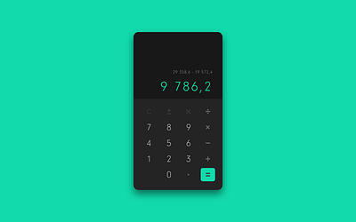 Daily UI #004 - Calculator calculator daily ui