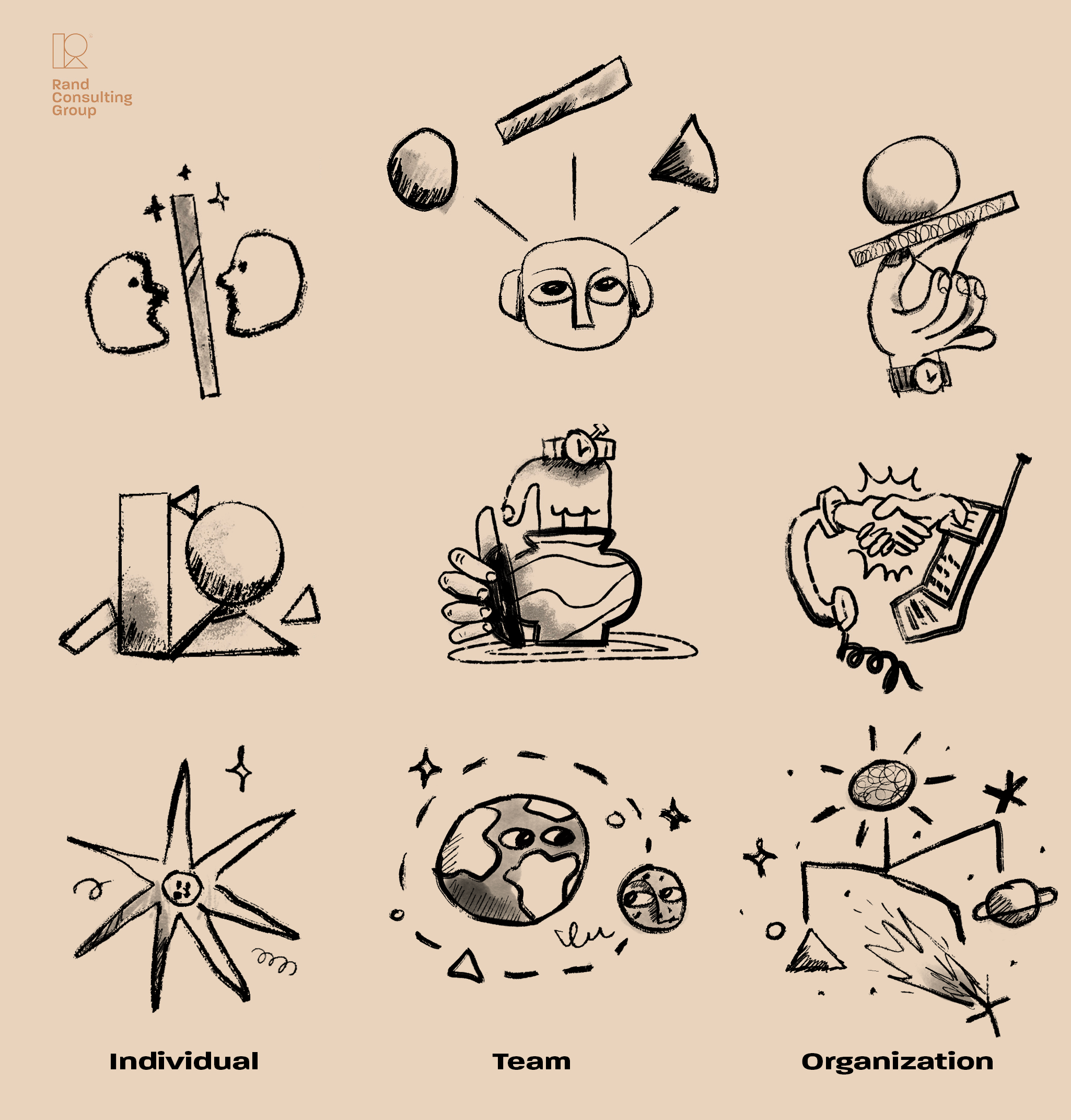 RandCG Icons character design corporate icon iconography icons illustration illustrator mirror phone simple vector