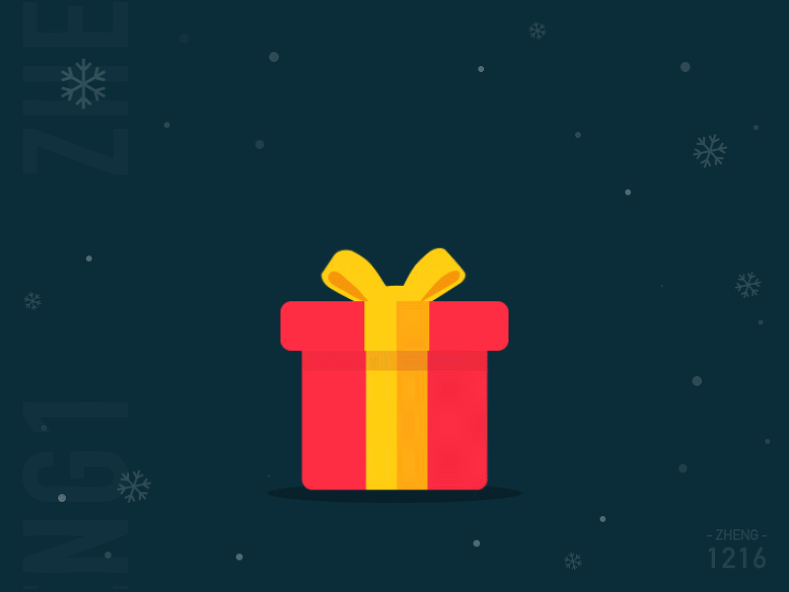 Christmas gifts🎁 animation christmas dark gift box santa claus