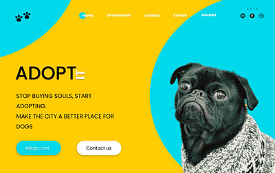 Dog dog figma web design website