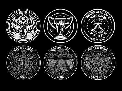 FnaticXV Coin Exploration 2d art coin design esports flat gaming graphic design illustration