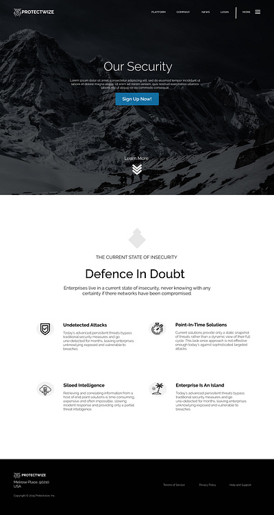 ProtectWize UI Design Project 1