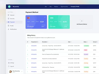 GoBoos- Payment Method add payment ads dashboard animation billing dashboard digital payments e payment designs payment payment details payment info payment method payment option designs payment options designs payment process request payment saas secure payment userexperience web app web application