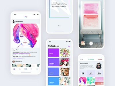 Canvas app art artists canvas ios iphone