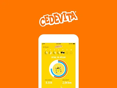 Cedevita - Mobile App Design agency animation branding design design agency fitness icon illustration mobile ui ui ux uxui