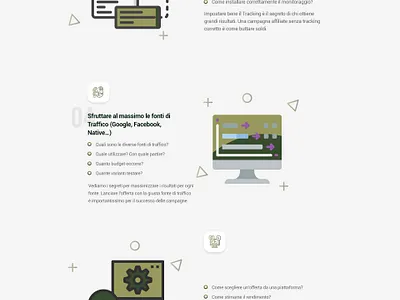 Affiliat Army - Unbounce UI page creative design flat illustration illustrator minimal motivational type typography uiux