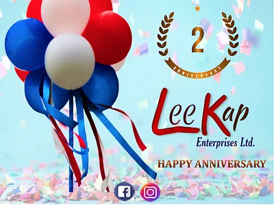 LEEKAP Ad anniversary birthday branding leekap social media social media marketing