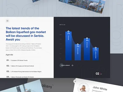 Balkan LPG Market 2019 design flat illustration illustrator minimal typography ui ux web website