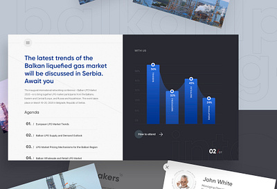 Balkan LPG Market 2019 design flat illustration illustrator minimal typography ui ux web website