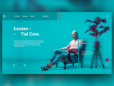 Ec art blur color colorful cyan design existence existentialism icon minimal modern rebel space ui ux web