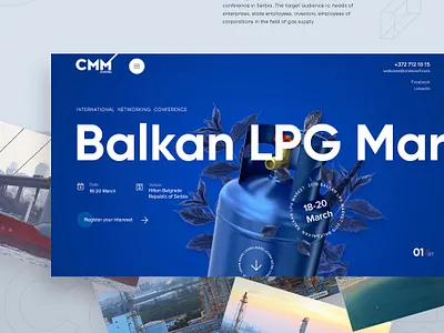 Balkan LPG Market 2019 design flat illustration minimal redesign typography ui ux web website