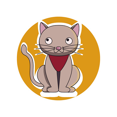 LOSY CAT illustration vector