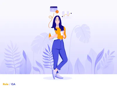 Team Illustrations artwork design design art egoraz flat floral girl icon illustration it team teamwork vector