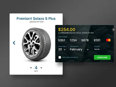 Credit Card Checkout Form