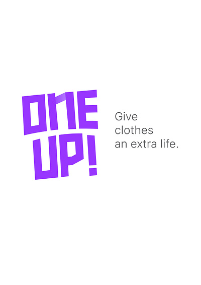 One Up! - App brand brading logo design ui design webdesign