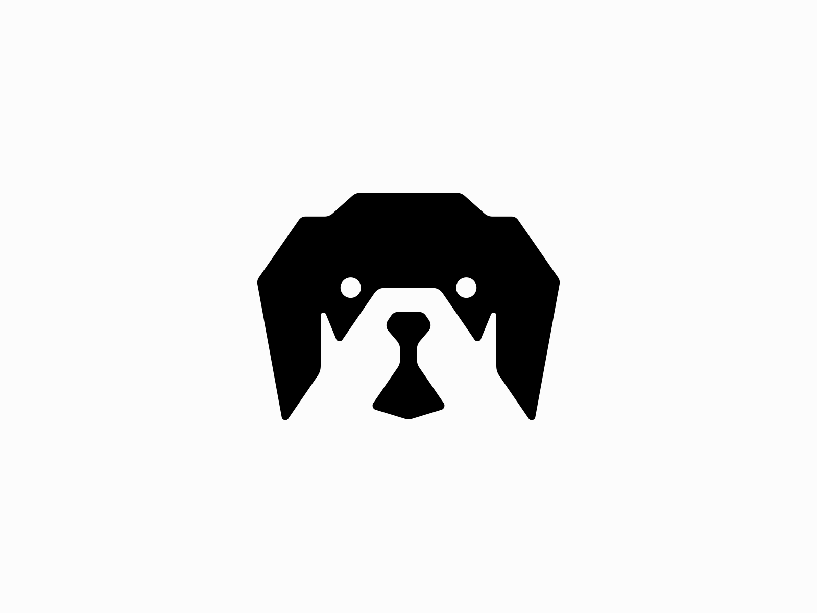 Dog Logo by Lucian Radu on Dribbble