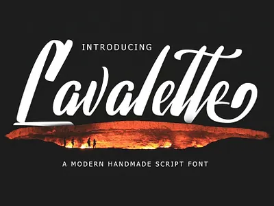 Lavalette branding brush businesscard creative market font illustration lettering logo script typography