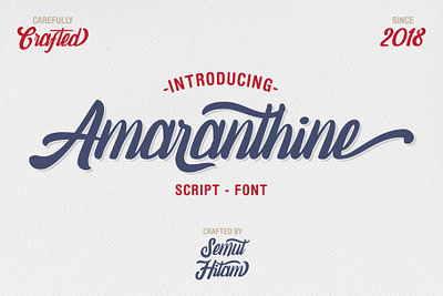 amaranthine Script Fonts branding calligraphy creative market decorative font design font lettering logofont script typography