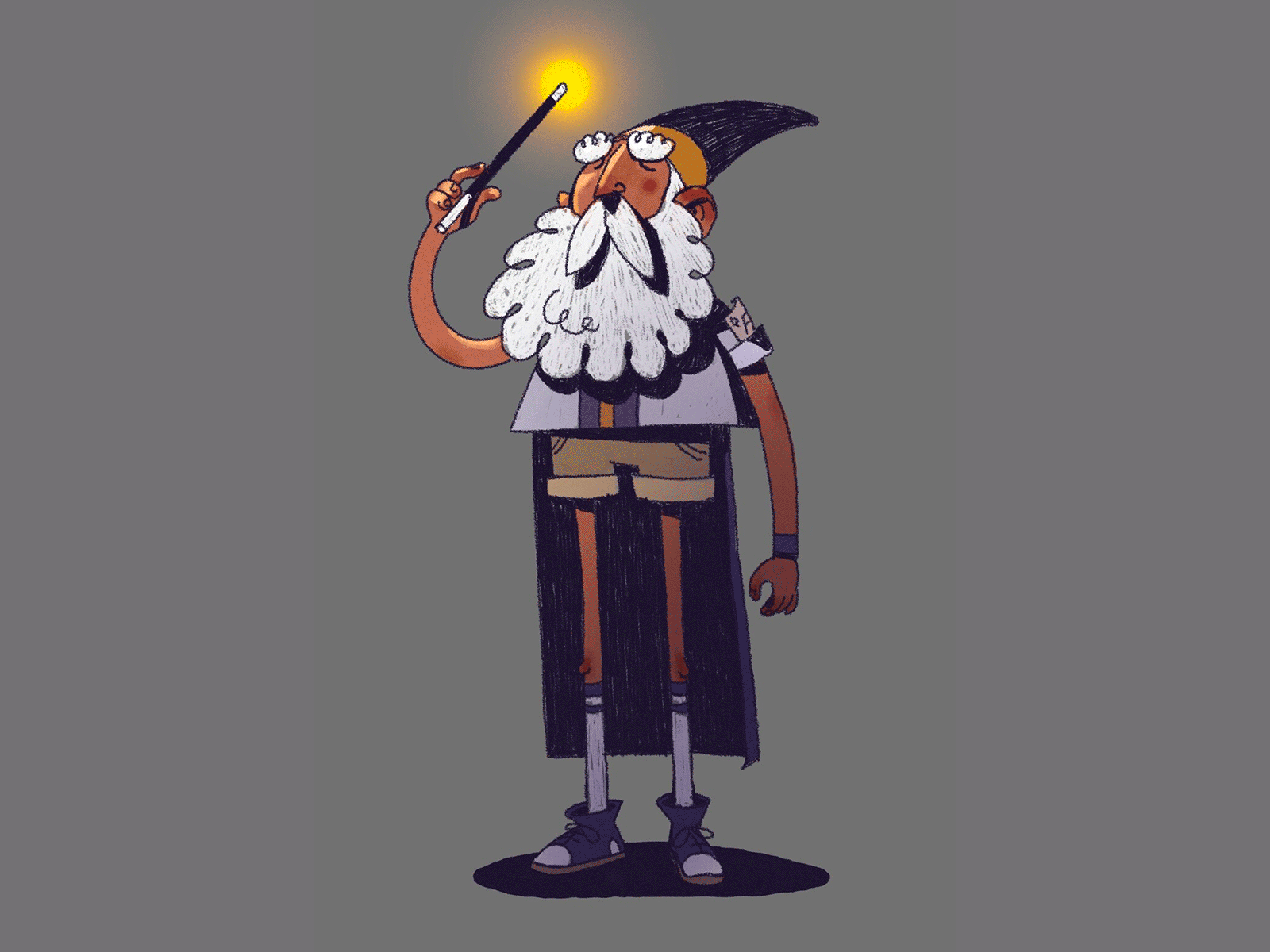 Wizard characterdesign painting procreate