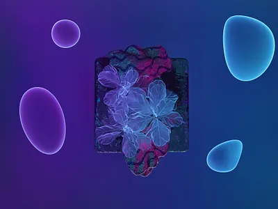 Coral 3d artist arnoldrender blue c4d digitalart leaves marine minimal ocean shapes ui