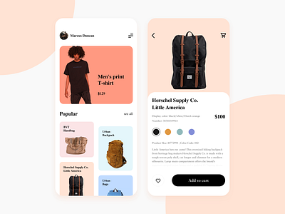 Shopping app shopping shopping app ui ux