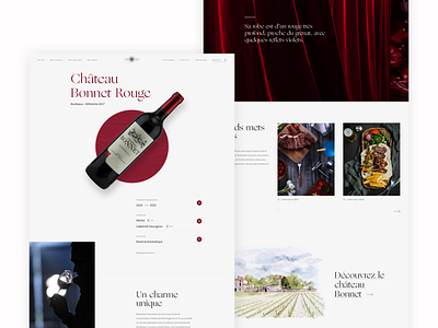 Product page - Wine art direction branding design e comerce e shop product page ui wine