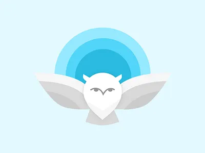 Logotype for White Owl Company branding design logo logotype vector